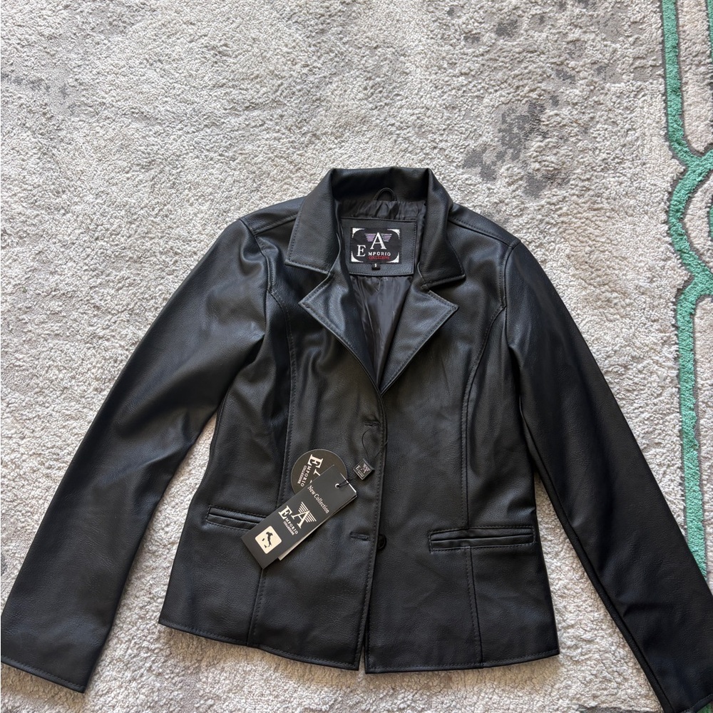 Black Women's Emporio Collezione Jacket NWT